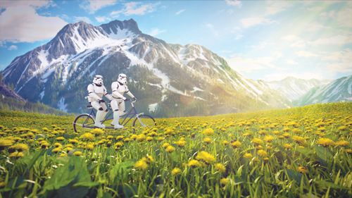 Storm troopers, by digital artist Kyle Hagey. Click to read our interview!