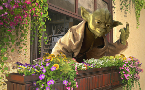 Yoda flip off, by digital artist Kyle Hagey. Click to read our interview!